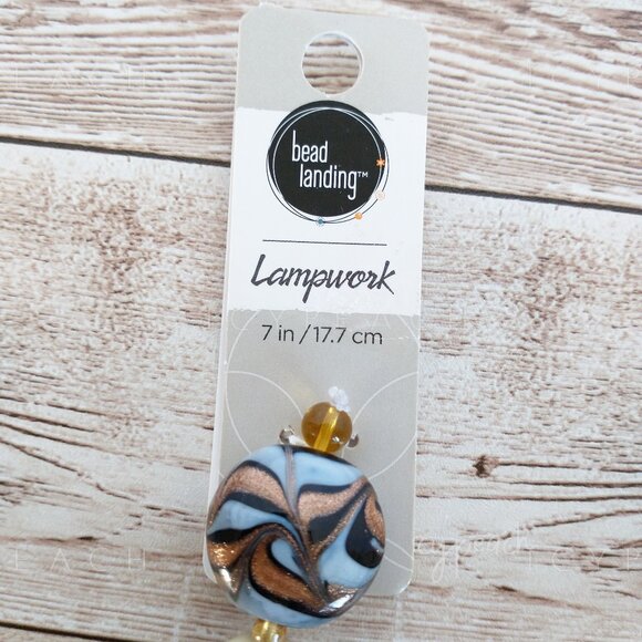 Bead Landing Lampwork Beads 2 Pack 7” Strand New Jewelry Making Craft Supply DIY - Picture 6 of 8